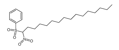 1-nitro-1-(phenylsulfonyl)hexadecane结构式