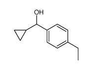 alpha-cyclopropyl-4-ethylbenzyl alcohol结构式