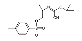 (R)-2-((tert-Butoxycarbonyl)amino)propyl 4-methylbenzenesulfonate结构式