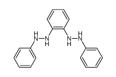 1,2-bis-(N'-phenyl-hydrazino)-benzene Structure