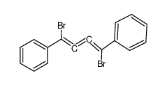 (E)-1,4-dibromo-1,4-diphenyl-butatriene Structure