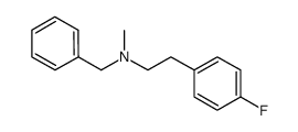 N-benzyl-2-(4-fluorophenyl)-N-methylethan-1-amine Structure