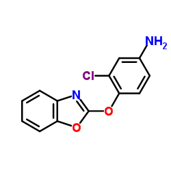 4-(1,3-Benzoxazol-2-yloxy)-3-chloroaniline Structure