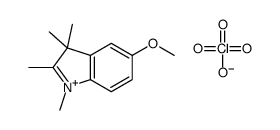 5-methoxy-1,2,3,3-tetramethylindol-1-ium,perchlorate Structure
