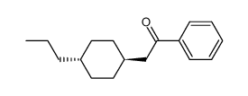 1-Phenyl-2-(4-propyl-cyclohexyl)-ethanone结构式