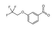 1-硝基-3-(2,2,2-三氟乙氧基)苯结构式