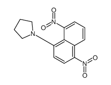 1-(4,8-dinitronaphthalen-1-yl)pyrrolidine结构式
