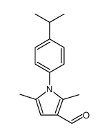 1-(4-ISOPROPYLPHENYL)-2,5-DIMETHYL-1H-PYRROLE-3-CARBALDEHYDE Structure