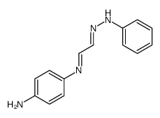 4-[2-(phenylhydrazinylidene)ethylideneamino]aniline Structure