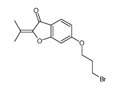 6-(3-bromopropoxy)-2-propan-2-ylidene-1-benzofuran-3-one Structure