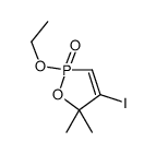 2-ethoxy-4-iodo-5,5-dimethyl-1,2λ5-oxaphosphole 2-oxide结构式