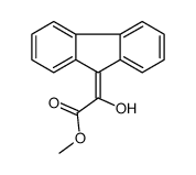 methyl 2-fluoren-9-ylidene-2-hydroxyacetate Structure