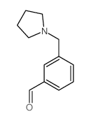 3-(PYRROLIDIN-1-YLMETHYL)BENZALDEHYDE 97 Structure