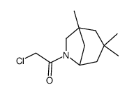 6-Azabicyclo[3.2.1]octane, 6-(chloroacetyl)-1,3,3-trimethyl- (9CI) picture