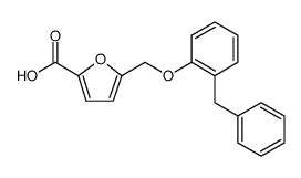 5-[(2-Benzylphenoxy)methyl]-2-furoic acid结构式