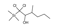 1,1-Dichloro-3-methyl-1-trimethylsilyl-2-hexanol Structure