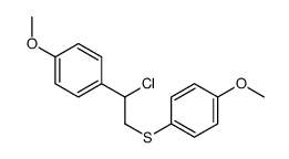 1-[2-chloro-2-(4-methoxyphenyl)ethyl]sulfanyl-4-methoxybenzene Structure
