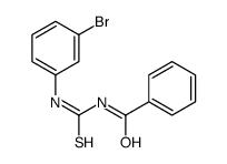 N-[(3-bromophenyl)carbamothioyl]benzamide Structure