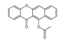 (12-oxobenzo[b]xanthen-11-yl) acetate Structure