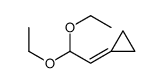 2,2-diethoxyethylidenecyclopropane结构式