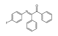 2-(4-fluorophenyl)imino-1,2-diphenylethanone结构式