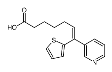 7-pyridin-3-yl-7-thiophen-2-ylhept-6-enoic acid结构式