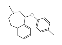 3-methyl-5-(4-methylphenoxy)-1,2,4,5-tetrahydro-3-benzazepine结构式