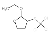 Furan,2-ethoxytetrahydro-3-[(trichloromethyl)thio]-结构式