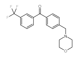 4'-MORPHOLINOMETHYL-3-TRIFLUOROMETHYLBENZOPHENONE structure