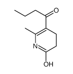 5-butanoyl-6-methyl-3,4-dihydro-1H-pyridin-2-one结构式