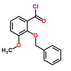 2-(Benzyloxy)-3-methoxybenzoyl chloride结构式