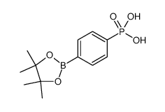 Phosphonic acid, P-[4-(4,4,5,5-tetramethyl-1,3,2-dioxaborolan-2-yl)phenyl] Structure