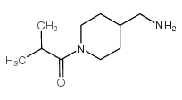 1-[4-(aminomethyl)piperidin-1-yl]-2-methylpropan-1-one Structure