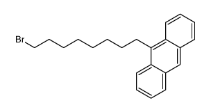 8-(9-anthracenyl)octylbromide Structure