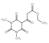 ethyl 3-(1,3-dimethyl-2,4,6-trioxo-1,3-diazinan-5-yl)-3-oxo-propanoate Structure