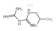 2-(N-(2-methylpropyl)carbamimidoyl)guanidine structure