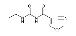 (2Z)-2-cyano-N-(ethylcarbamoyl)-2-methoxyimino-acetamide Structure