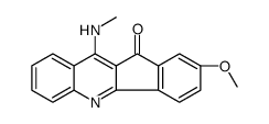 2-methoxy-10-(methylamino)indeno[1,2-b]quinolin-11-one Structure