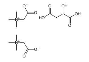 bis[(carboxymethyl)trimethylammonium] ()-malate structure