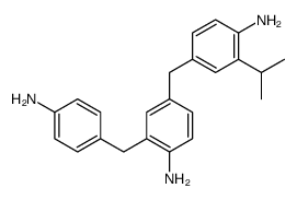 4-[(4-amino-3-isopropylphenyl)methyl]-2-[(4-aminophenyl)methyl]aniline结构式