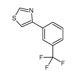 4-(3-(TRIFLUOROMETHYL)PHENYL)THIAZOLE structure