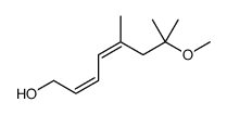 7-methoxy-5,7-dimethyl-2,4-octadien-1-ol结构式