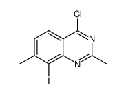4-chloro-8-iodo-2,7-dimethylquinazoline Structure