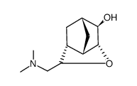 2-hydroxy-5-dimethylaminomethyl-4-oxatricyclo<4.2.1.0.3,7>nonane结构式
