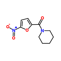 (5-Nitro-2-furyl)(1-piperidinyl)methanone Structure