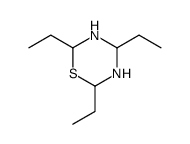 2,4,6-triethyl-1,3,5-thiadiazinane结构式