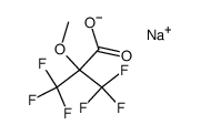 sodium 3,3,3-trifluoro-2-methoxy-2-(trifluoromethyl)propanoate Structure