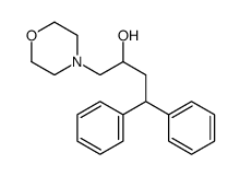 1-morpholin-4-yl-4,4-diphenylbutan-2-ol Structure