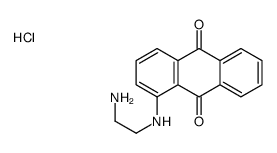 1-[(2-aminoethyl)amino]anthraquinone, monohydrochloride结构式