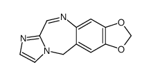 11H-1,3-Dioxolo(4,5-h)imidazo(2,1-c)(1,4)benzodiazepine Structure